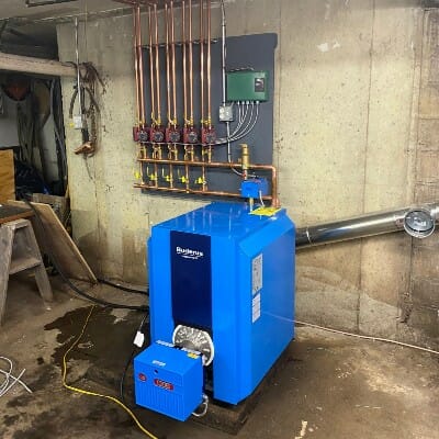 new blue water heater